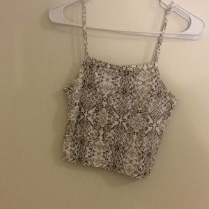 Patterned crop top